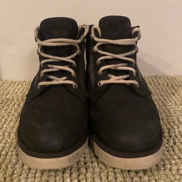 UGG Bethany Canvas Boot Water Resistant Chukka Boot Black and Gray Size 7.5 - Picture 7 of 13